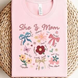 She Is Mom Shirt Funny Tired Mom Tee